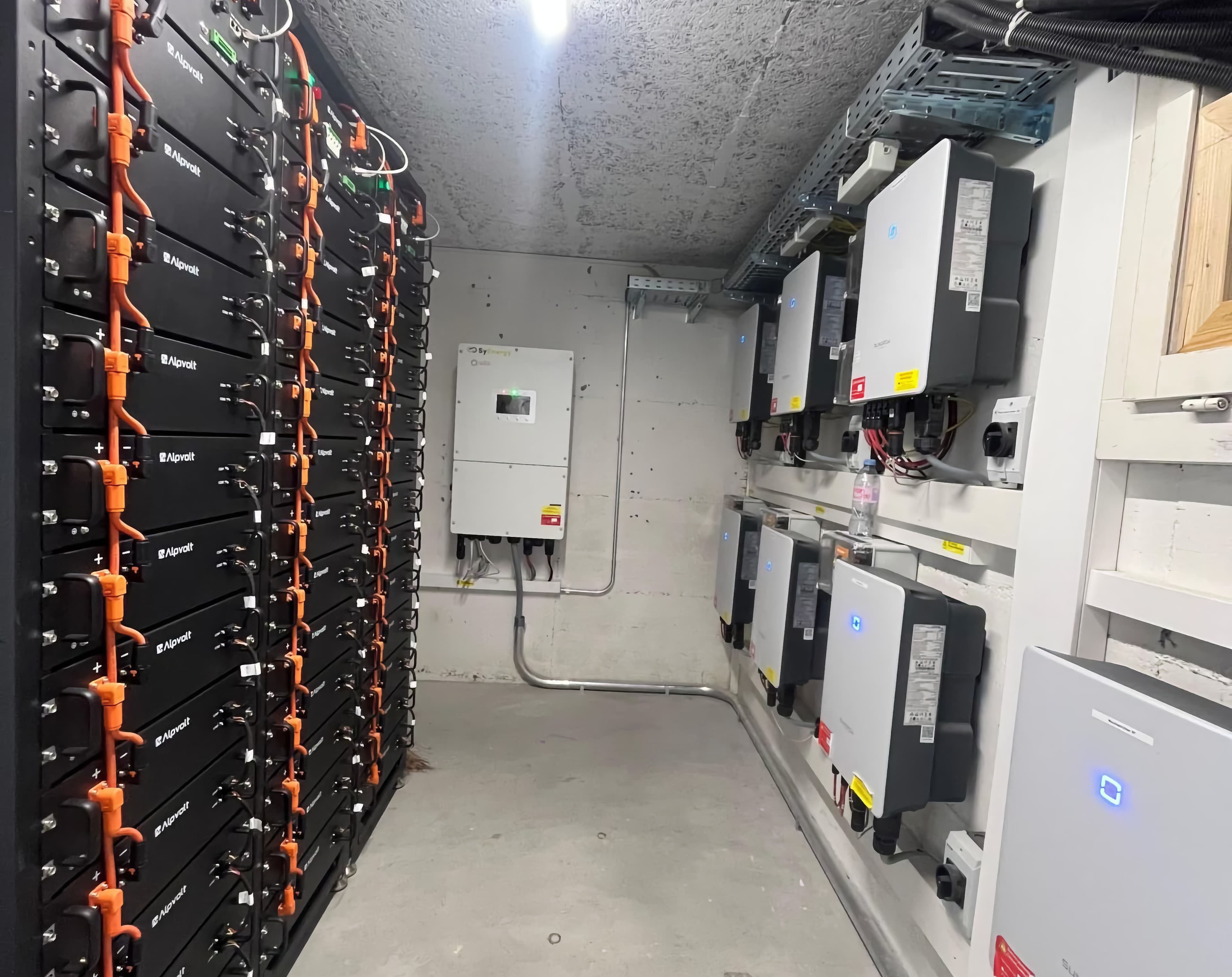 Geballte Energie im Technikraum
